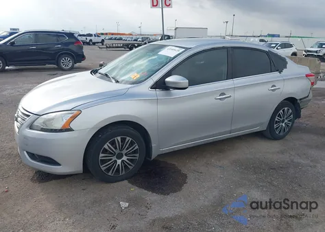 2013 Nissan Sentra Sv из США, поврежденный, VIN 3N1AB7AP8DL613966